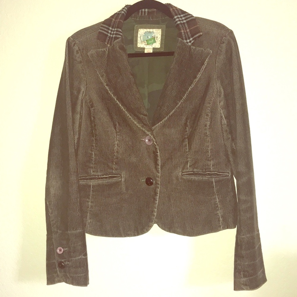 Anthropologie Corduroy peacoat